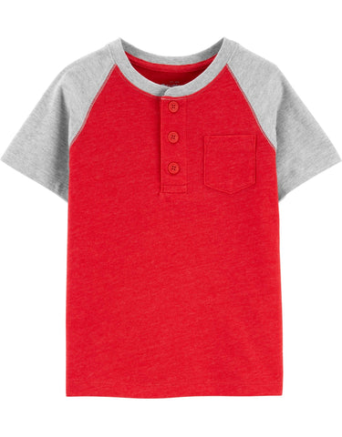Red and grey button up Red and grey button up