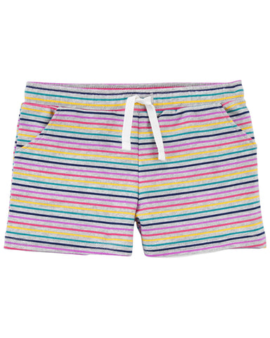 Striped Pull-On Shorts Striped Pull-On Shorts