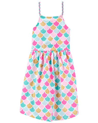 Mermaid Slub Jersey Dress Mermaid Slub Jersey Dress