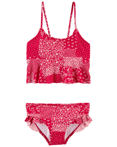 Ruffle Patchwork Tankini Ruffle Patchwork Tankini