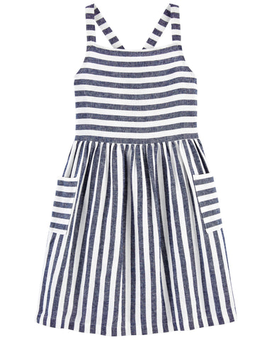Striped Linen Dress Striped Linen Dress