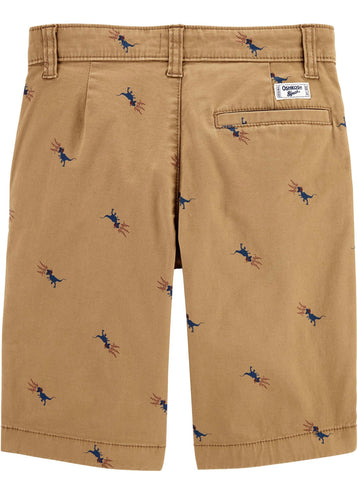 Khaki Dino Shorts and Polo Tees Khaki Dino Shorts and Polo Tees
