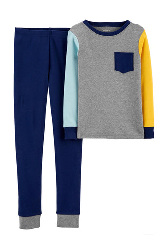 Colorblock Cotton pj’s-2 pieces Colorblock Cotton pj’s-2 pieces