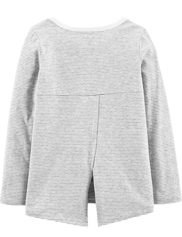 Graphic Split Back Jersey Tee Graphic Split Back Jersey Tee