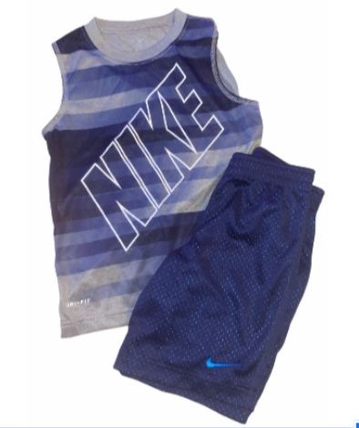 Nike tank and blue shorts Nike tank and blue shorts