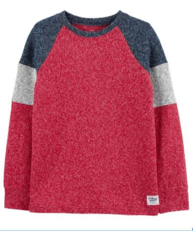 Sueded Jersey Raglan Tee Sueded Jersey Raglan Tee