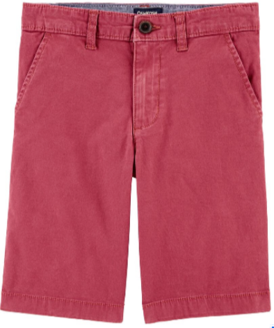 Red Stretch Chino Shorts Red Stretch Chino Shorts
