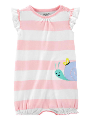 Snail Embroided Onesie Snail Embroided Onesie