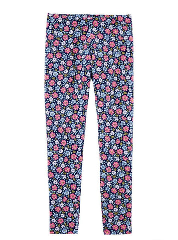 Navy Floral Tights Navy Floral Tights