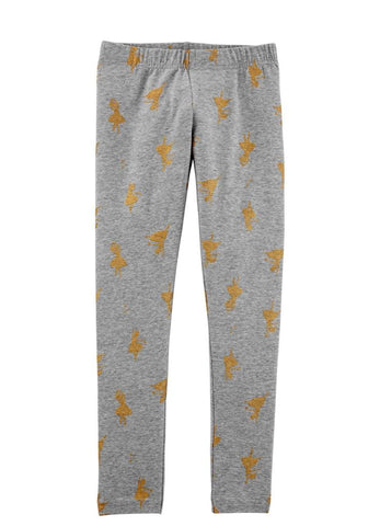 Glitter Printed Cat Grey Tights Glitter Printed Cat Grey Tights