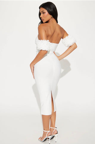 Muriel Bandage Midi Dress