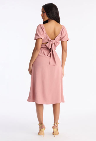 Amaya Bow Midi Dress