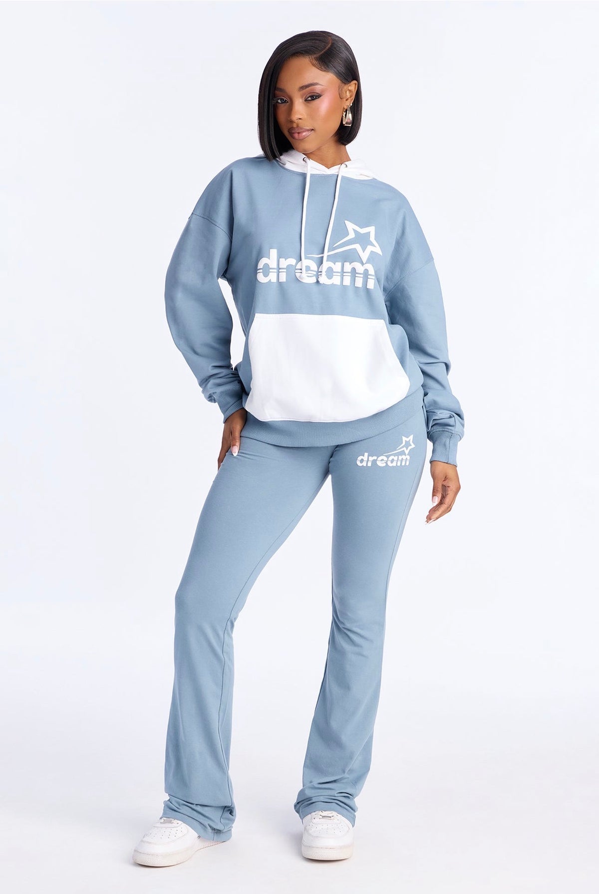 Stargazer Colorblock Hoodie & Flare Pant Set