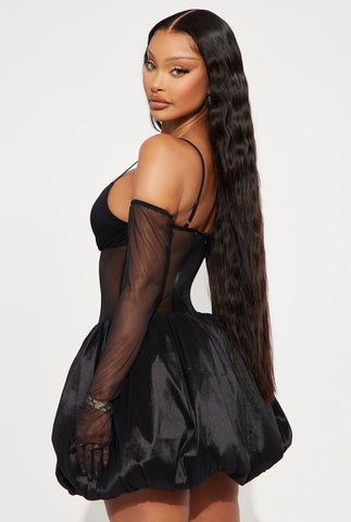 Cecelia Sheer Corset Bubble Mini
