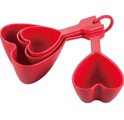 Heart Measuring Cups and Spoons