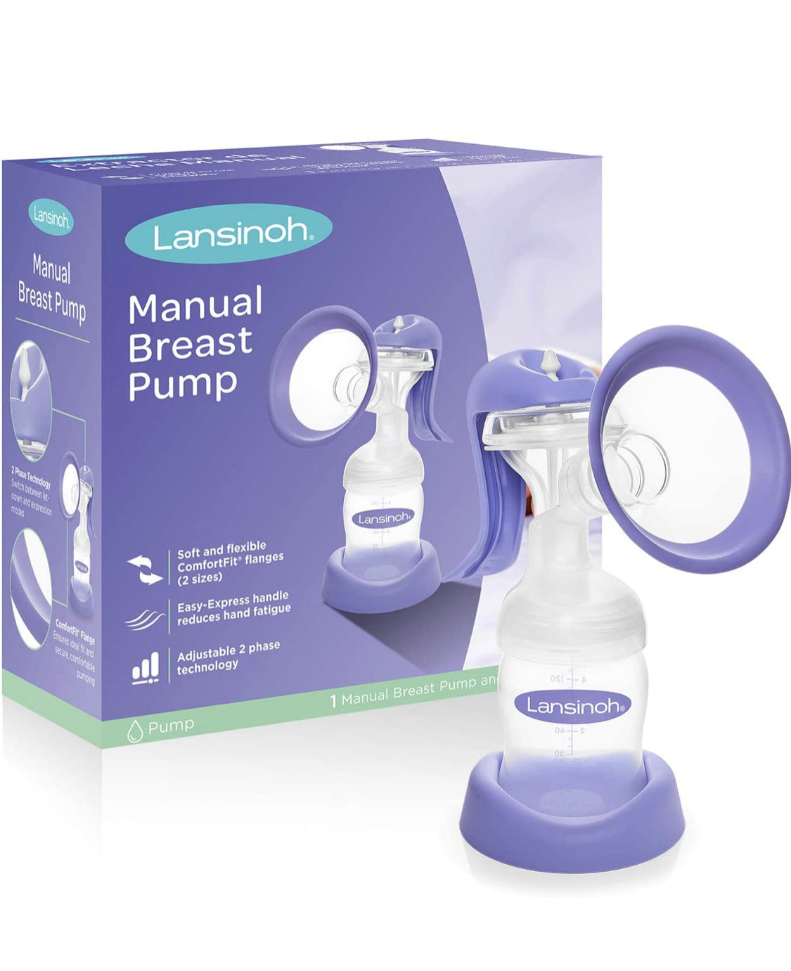 Manual breast pump