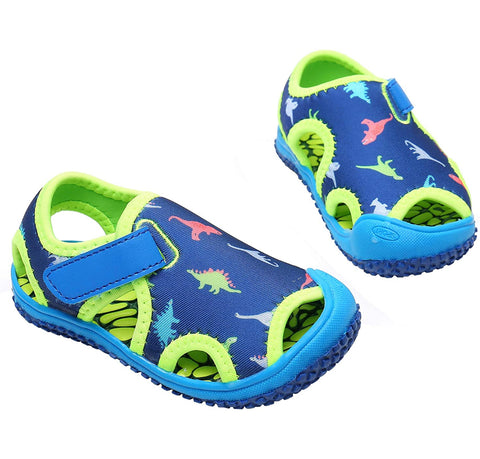 Sky blue green water shoes