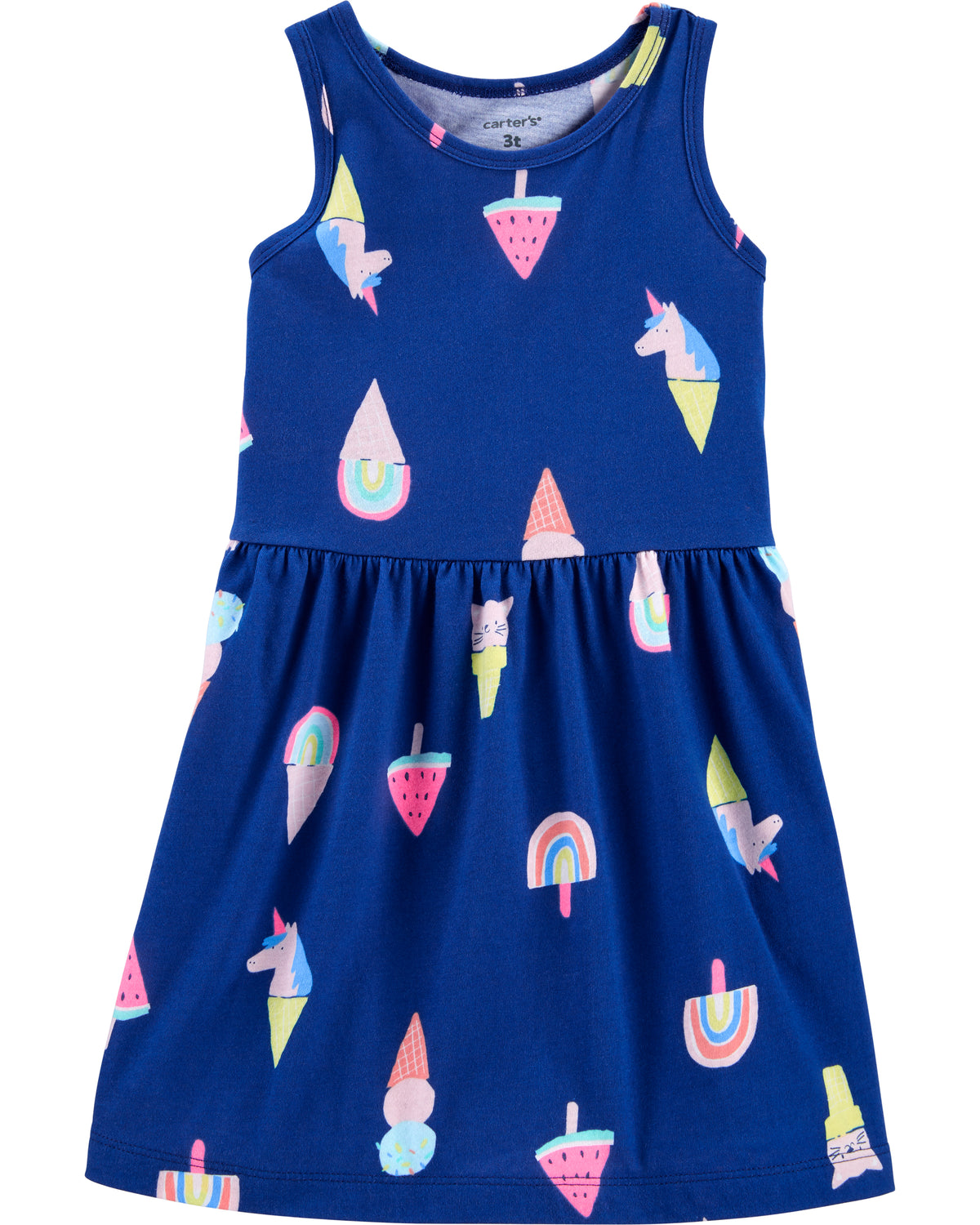 Ice Cream Tank Jersey Dress