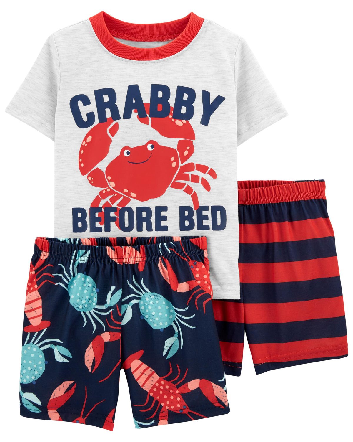 3-Piece Crabby Loose Fit Pjs