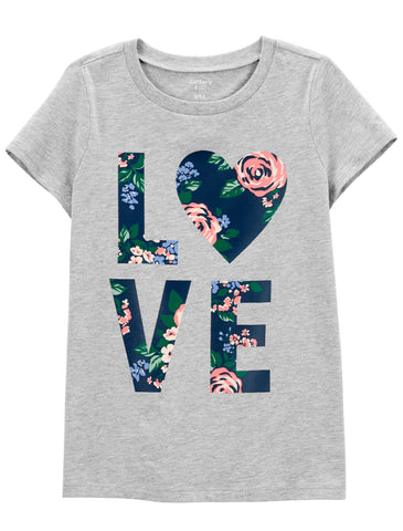 Flowered love tee