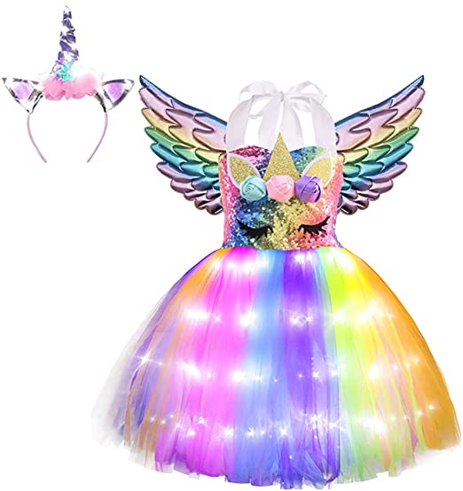 Unicorn Princess LED Dress