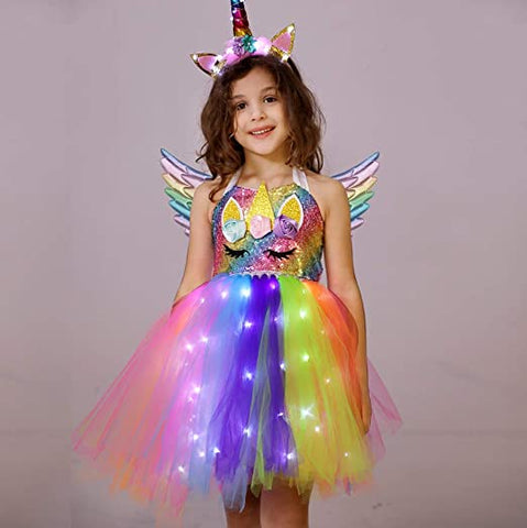 Unicorn Princess LED Dress