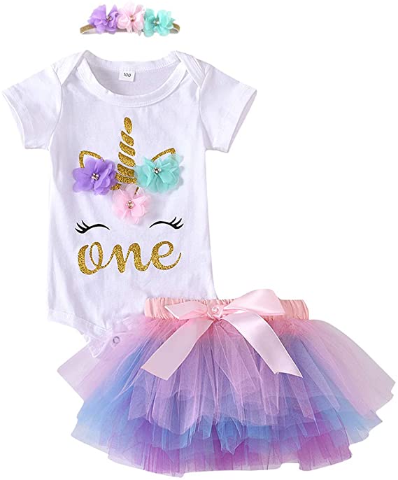 Baby girl 1st birthday outfit