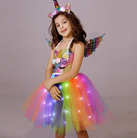 Unicorn Princess LED Dress