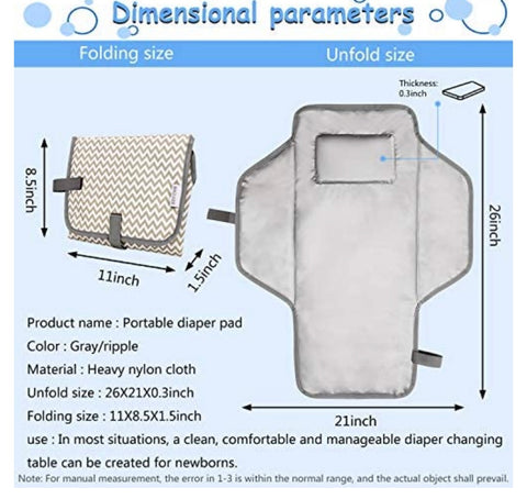 Portable changing pad