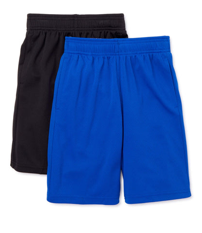 Duo black and blue mesh short