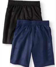 Blue & Black Athletic Shorts