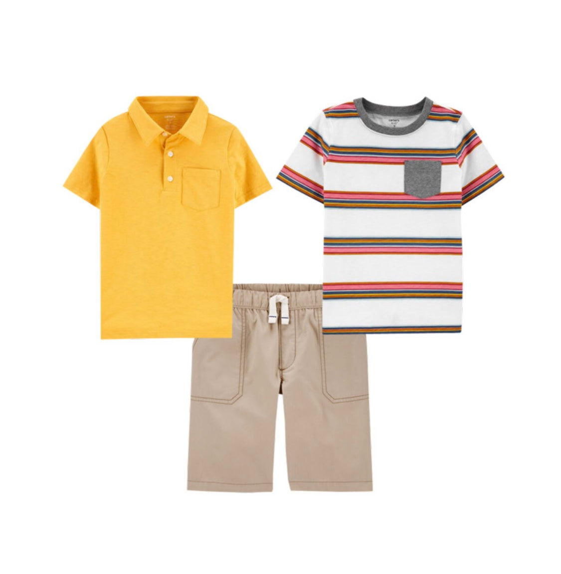 Mustard Stripe Shorts