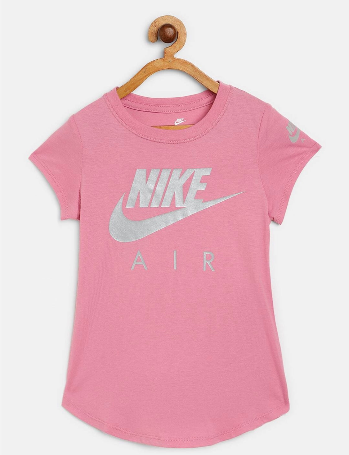 Pink and grey nike tee