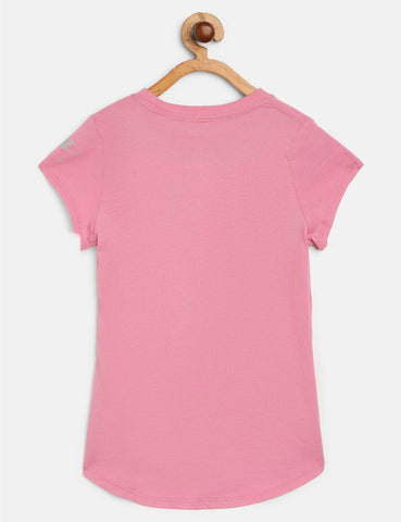 Pink and grey nike tee