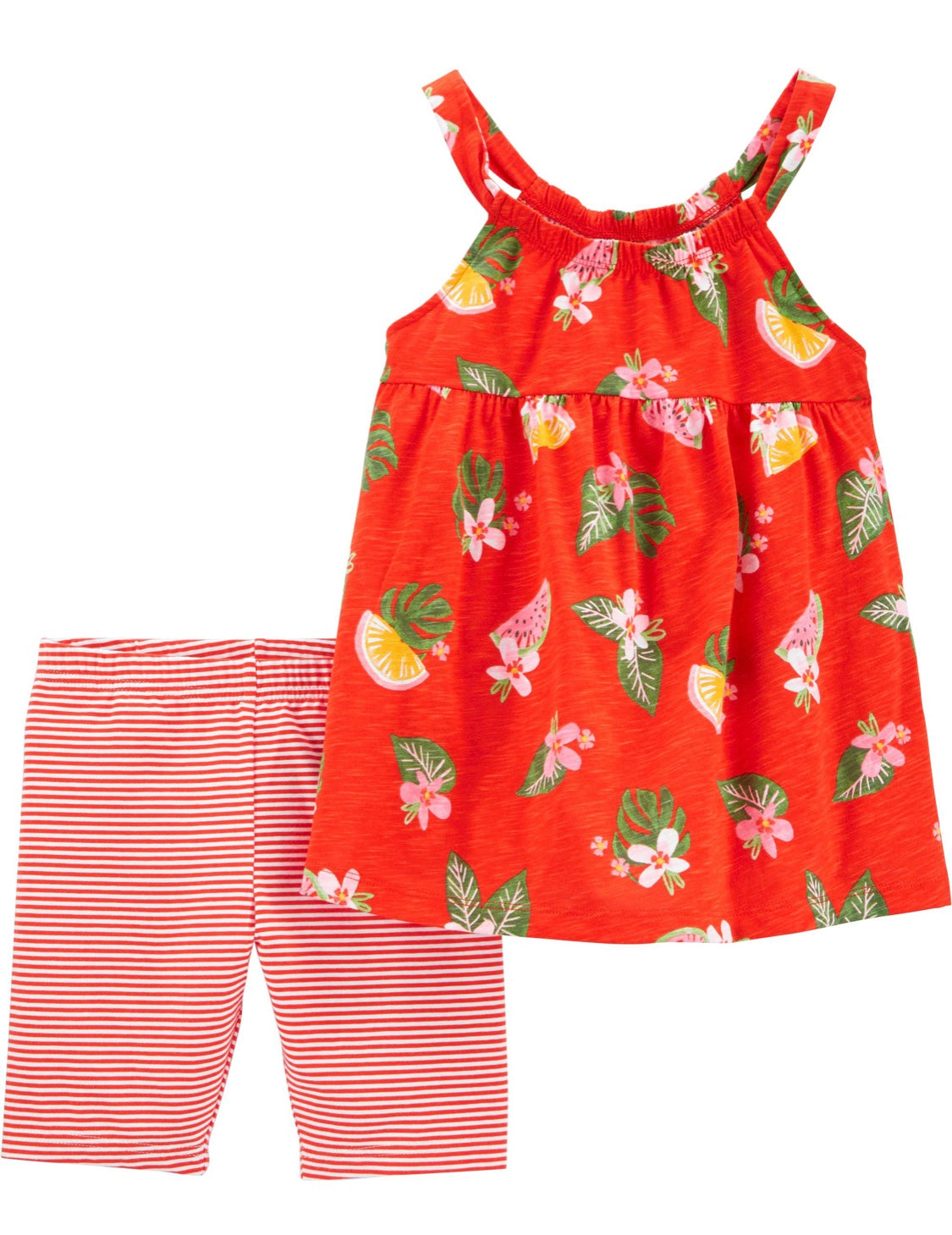 flower pattern TOP paired with playground shorts