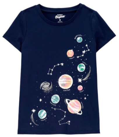 Navy Space Tee