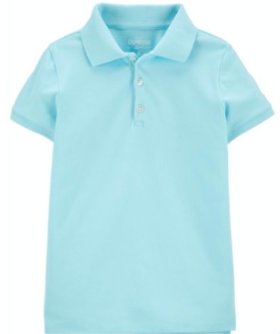 Turquoise Pique Polo