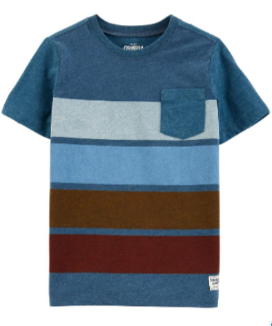 Chest Stripe Pocket Tee