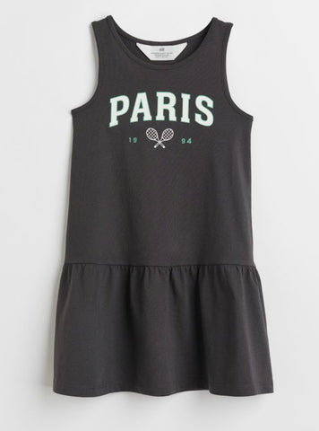 Black Paris Jersey Dress