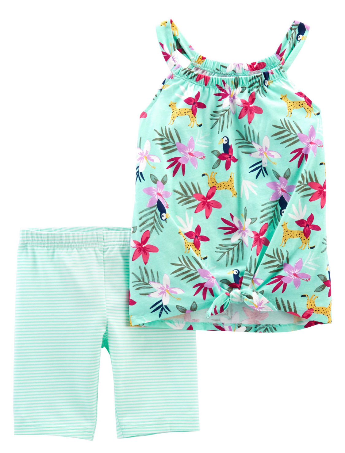 2-Piece Tropical Tank & Short Set