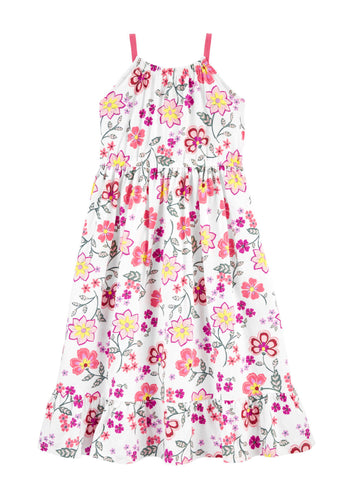 Floral tiered dress