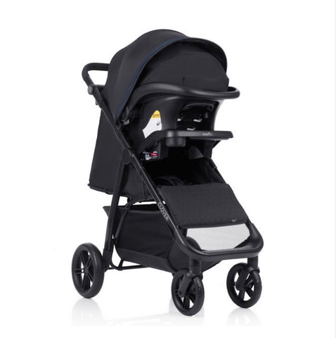 evenflo clover stroller Evenflo Clover Travel System with LiteMax Infant Car Seat (Blue Apis) – BreBri's Closet