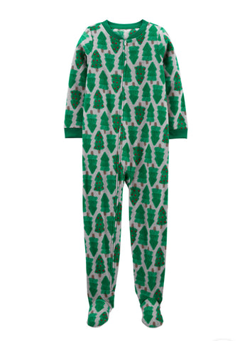 Christmas tree fleece PJS