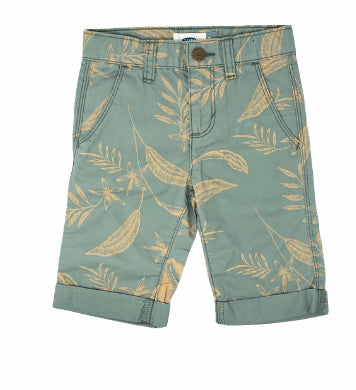 Leaf Print Shorts