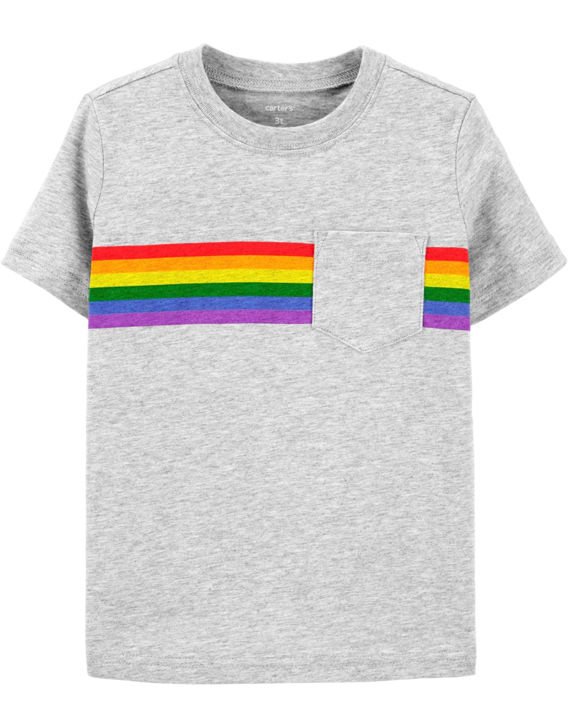 Grey Rainbow Tee