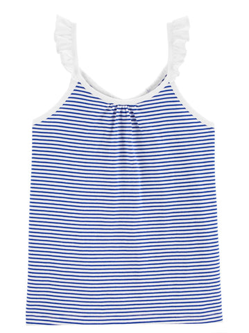 Blue Striped Top