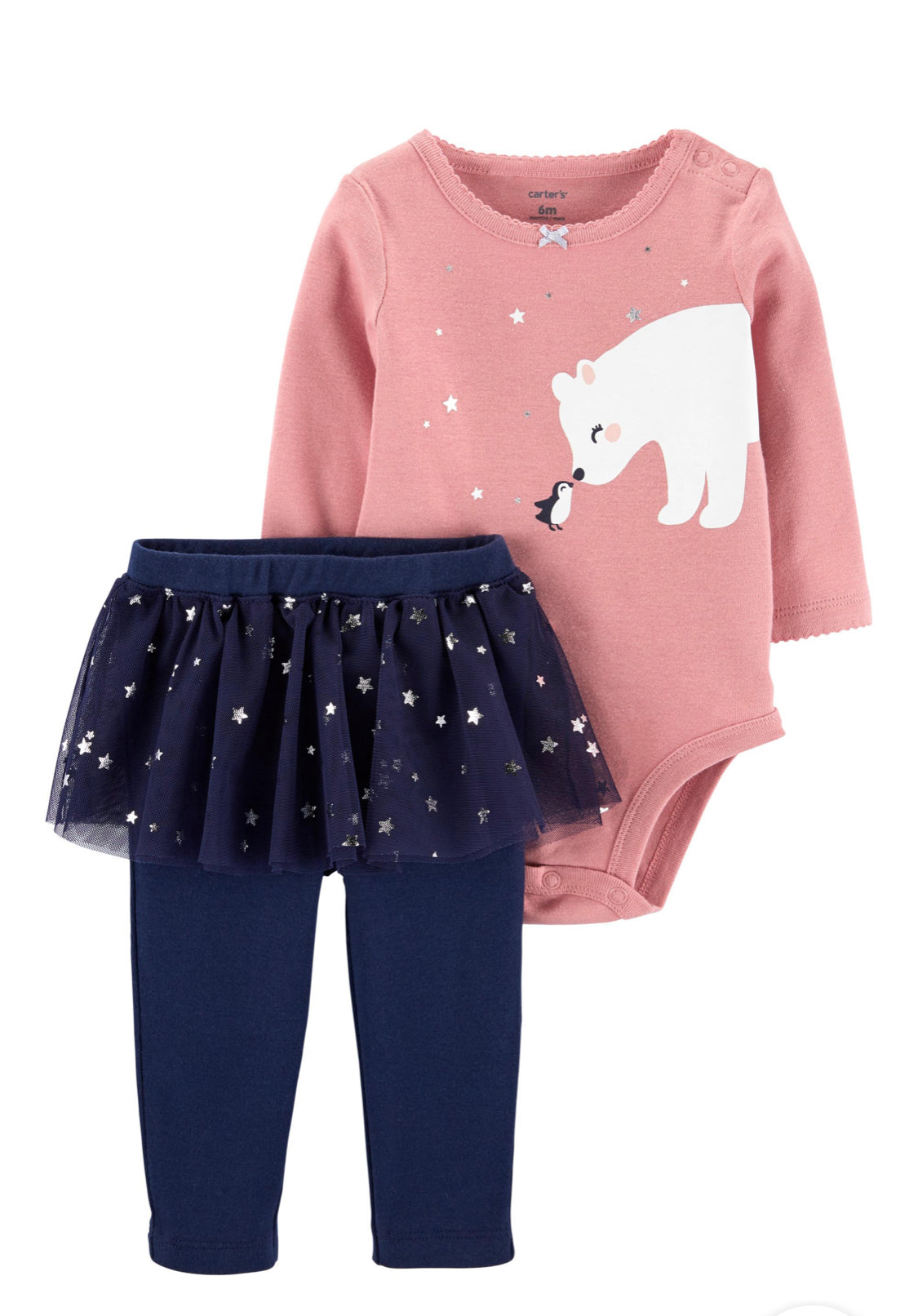 Polar bear body tutu and pants set