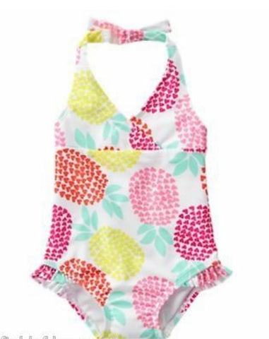 Colour pineapple swimwear