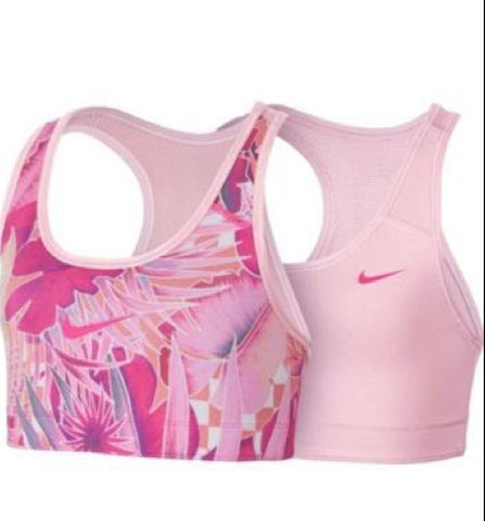 Reversable Pink Floral Nike Gym Bra