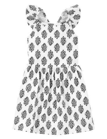 Geo Print Jersey Dress